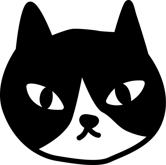 Cat Face Illustration